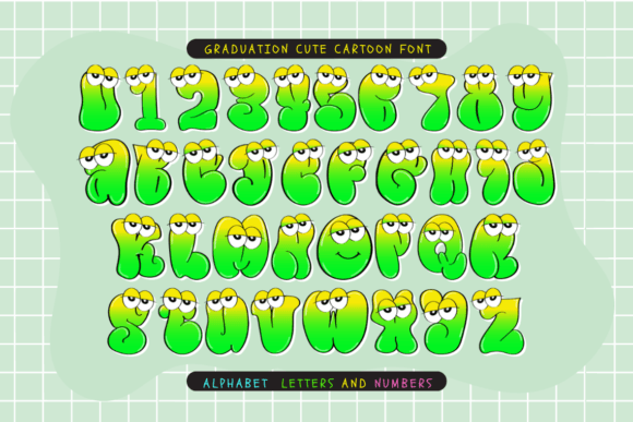 Celebrate Academic Milestones with a Graduation Cute Cartoon Font