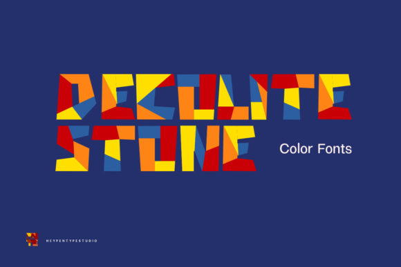Decolite Stone: A Cool Chunky Font for Bold Designs