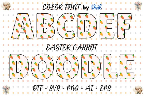 Easter Carrot: A Font That Captures Spring's Vibrant Energy