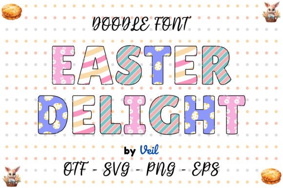 Easter Delight: A Playful Color Font for Creative Projects