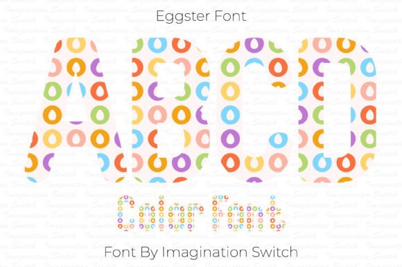 Eggster: A Colorful Display Font for Unforgettable Designs