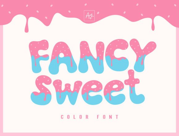 Fancy Sweet: A Playful Typeface for Food and Kids' Designs