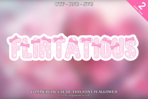 Flirtatious: The Premium Font for Playful Brand Identity
