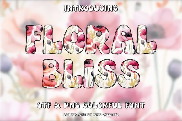 Floral Bliss: Injecting Life and Color into Modern Typography
