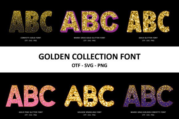 Golden Collection: Six Fonts to Elevate Your Creative Projects