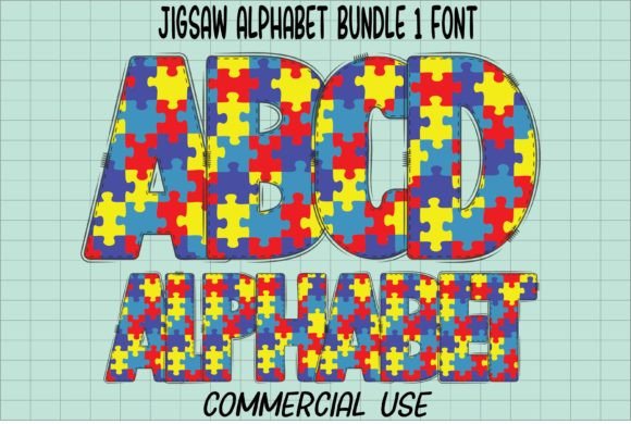 Jigsaw Alphabet: Unlocking Playful Design with Puzzle Fonts