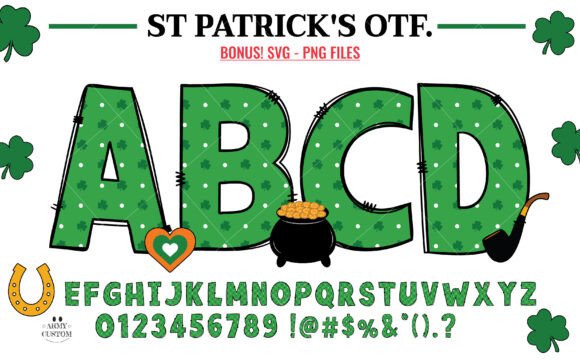 St. Patrick's Day Shamrock Dot: A Festive Design Asset