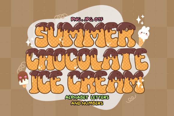Summer Chocolate Ice Cream: A Sweet Treat for Your Design Projects