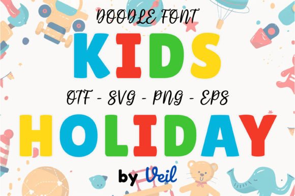 Unleashing Playful Energy with the Kids Holiday Typeface