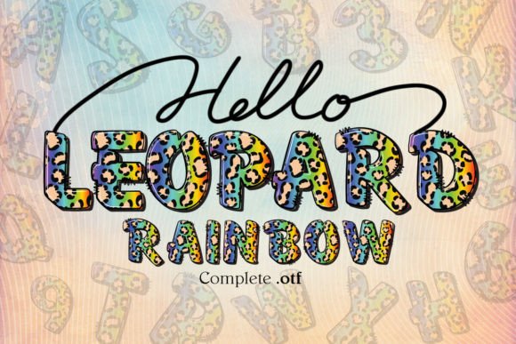 Unleashing the Vibrant Spirit of Rainbow Leopard